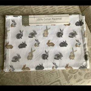 Set of 4 Easter Bunny Place Mats 🐇